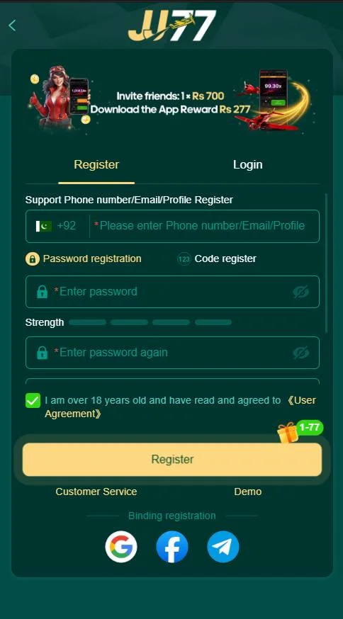 JJ77 Login