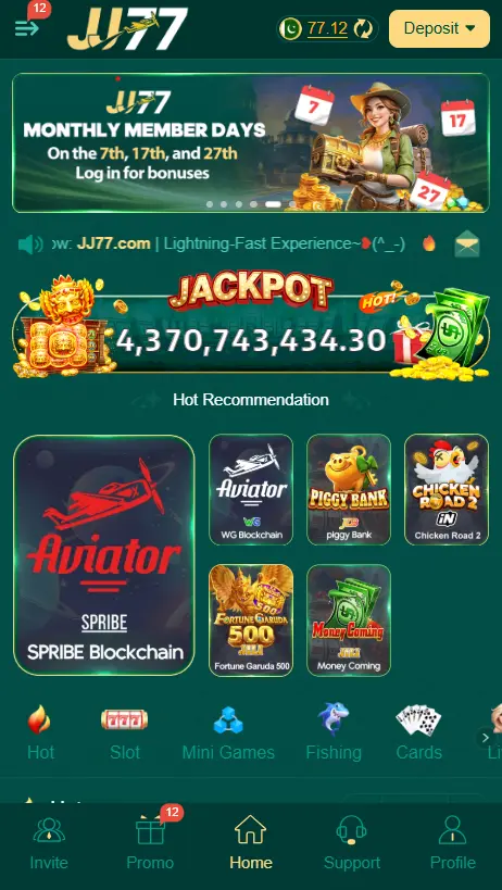 withdrawal jj77 game